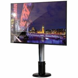 B-Tech Ceiling/Floor Mount for Screen Mount, Pole - Black - Landscape/Portrait - 71.1 cm (28") Screen Support - 23 kg Load