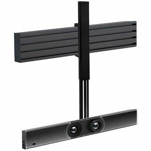 ProInstall Mounting Plate for Video Bar, Video Conferencing Camera - Black - 4 kg Load Capacity - Steel