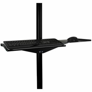 ProInstall Shelf - 4 kg Weight Capacity - Steel - Black - Powder Coated, Durable, Wall Mountable