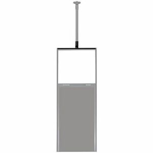 ProInstall System 2 Mounting Adapter for Digital Signage Display, Ceiling Mount, Pole - Black - 50 kg Load Capacity