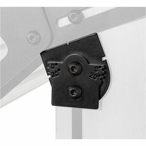 B-Tech System X Mounting Plate for Mounting Rail, Pole, Mounting Column - Black - 50 kg Load Capacity - 1 / Pack