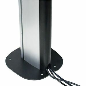 B-Tech System X Mounting Base for Mounting Column, Video Wall - Black - 200 kg Load Capacity - Steel