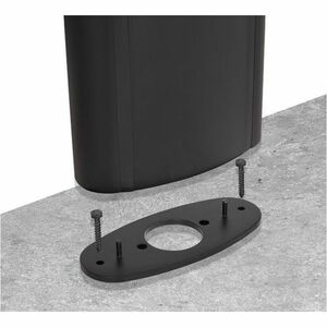B-Tech Mounting Plate for Video Wall, A/V Equipment - Black - 70 kg Load Capacity - Steel