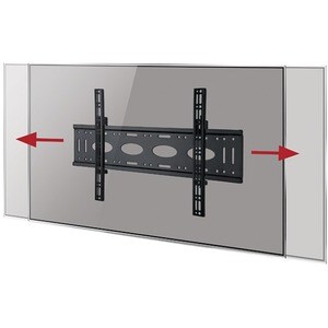 B-Tech Universal BT8442 Wall Mount for Flat Panel Display - Black - Height Adjustable - 101.6 cm to 203.2 cm (80") Screen 