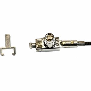 Noble NG04T Cable Lock For Notebook, Docking Station, Printer, Projector - 1.80 m Cable - Patented T-bar/Key Lock - Silver