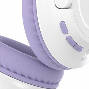 Belkin SoundForm Inspire Wireless Over-Ear Headset for Kids - Stereo - Mini-phone (3.5mm) - Wired/Wireless - Bluetooth - 9