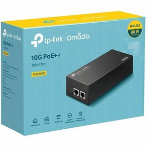 Omada POE380S PoE++-Injektor - 120 V AC, 230 V AC Eingang - 1 x RJ-45 Eingangsport(s) - 1 x RJ-45 Ausgangsport(s) - 90 W