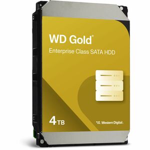 WD Gold WD4004FRYZ 4 TB Hard Drive - 3.5" Internal - SATA (SATA/600) - Storage System, Desktop PC, Server, Cloud Storage D