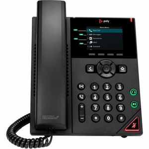 Poly VVX 250 IP Phone - Corded - Corded - Wall Mountable, Desktop - Black - TAA Compliant - VoIP - 7.1 cm (2.8") LCD - 2 x