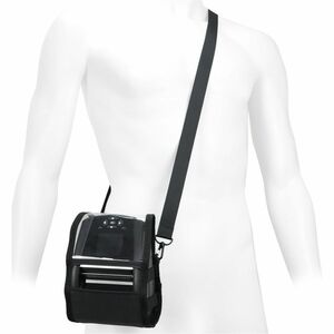 MOBILIS Refuge Carrying Case (Holster) Zebra Mobile Printer - Black - Bump Resistant - Shoulder Strap, Belt Loop, Holster 
