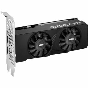 MSI NVIDIA GeForce RTX 3050 Graphic Card - 6 GB GDDR6 - Low-profile - 7680 x 4320 - 1.49 GHz Boost Clock - 96 bit Bus Widt