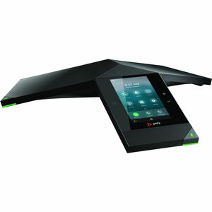 Poly Trio ID estação conferência - Preto - Compatível com TAA - VoIP - 12.7 cm (5") LCD - 2 x Rede (RJ-45) - PoE Ports