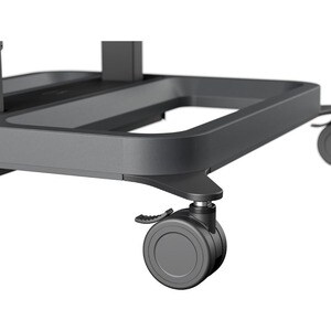 Vogel's Display-Wagen - 120 kg Kapazität - 4 Rollen - 100 mm Rollengröße - Schwarz