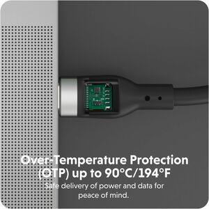 Targus HyperJuice HJ4001BKGL Ladekabel - 1 m - für USB Typ C Gerät, MacBook, Notebook, iPad, Smartphone - USB-Typ C / USB-