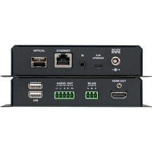 ATEN VE883AK2 Video Extender Transceiver - 32808.40 ft RangeNetwork (RJ-45)USBHDMI InHDMI Out - 4K - 4096 x 2160 - Twisted