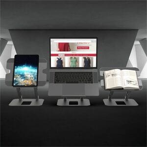 j5create JTS127-N Höhenverstellbar Notebook-Ständer - Bildschirmgröße: Bis zu 40,6 cm (16 Zoll) - 4 kg TragfähigkeitDispla