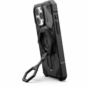 Urban Armor Gear Magnetic Ring Stand - Black/Black - Landscape, Vertical - Metal - Black - Magnetic, Kickstand, 360° Rotat