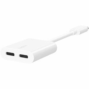 Belkin RockStar Audio-Adapter - 2 x USB Type C - Female - Weiß