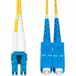 1M LC TO SC OS2 FIBER CABLE OS2/UPC/DUPLEX/LSZH
