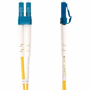 StarTech.com 2m (6.6ft) LC to SC (UPC) OS2 Single Mode Duplex Fiber Optic Cable, 9/125, 100G, Low Insertion Loss, LSZH Fib