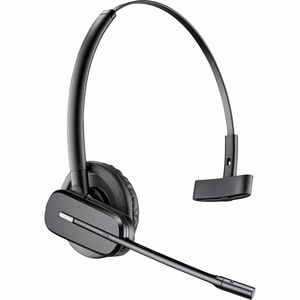 Poly CS540A Wireless On-ear Mono Earset - Black - Monaural - In-ear - 12000 cm - DECT - Noise Cancelling Microphone