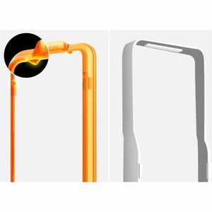 Spigen GLAS.tR Align Master 9H Tempered Glass Screen Protector for Pixel 8 - Black, Clear, Transparent - 2 Piece - For OLE