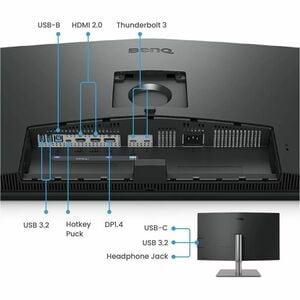 BenQ DesignVue PD3225U 32" Class 4K UHD LED Monitor - 16:9 - Grey - 80 cm (31.5") Viewable - In-plane Switching (IPS) Tech