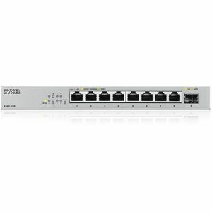 ZYXEL XMG-108 8 Ports Ethernet Switch - Gigabit Ethernet, 10 Gigabit Ethernet - 10/100/1000Base-T, 10GBase-X - 2 Layer Sup