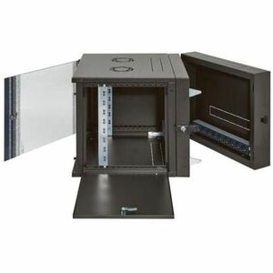 Legrand Linkeo 12U Wall Mountable Enclosed Cabinet Rack Cabinet for Networking - Grey - 36 kg Maximum Weight Capacity