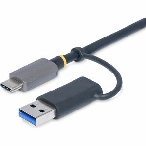 StarTech.com 3 Steckplatz/-plätze Kartenleser - USB 3.2 (Gen. 1) Typ A, USB 3.2 (Gen 1) Typ C - Extern - 1 - 640 MB/s - SD