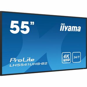 iiyama ProLite LH5541UHS-B2 1386,84 mm 4K UHD LCD Digital-Signage-Display - 24 Stunden/7 Tage Betrieb - IPS-Technologie (I