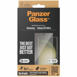 PanzerGlass Glass Screen Protector Galaxy S24 Ultra - For AMOLED Smartphone - Scratch Resistant, Bump Resistant, Smudge Re