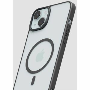 PEEL The Super Thin Bumper Case for iPhone 15 - For Apple iPhone 15 Smartphone - Black - Translucent, Matte - Drop Resista