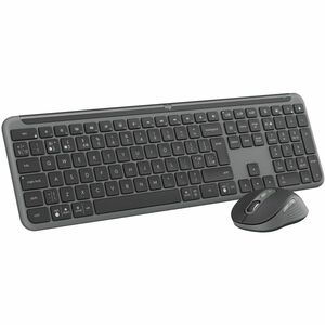 Logitech Signature Slim MK950 Keyboard & Mouse - QWERTY - English (UK) - USB Type A Scissors Wireless Bluetooth/RF 5.1 2.4