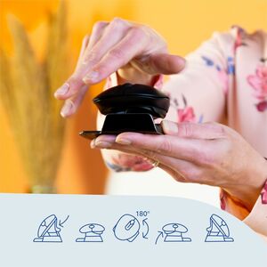 R-Go Twister Ambidextrous mouse Mouse - Bluetooth - USB Type A - Optical - 3 Button(s) - Black - Cable/Wireless - 10 m - 2