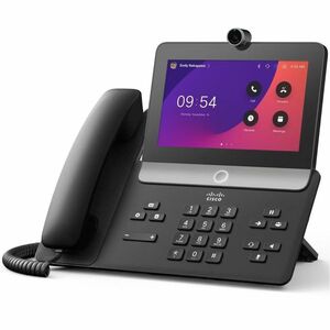 Webex 8875 IP Phone - Corded - Corded/Cordless - Wi-Fi, Bluetooth - Desktop - Carbon Black - TAA Compliant - VoIP - 17.8 c