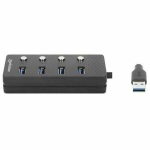 Hub USB 3.0 Tipo-A de 4 puertos - Manhattan