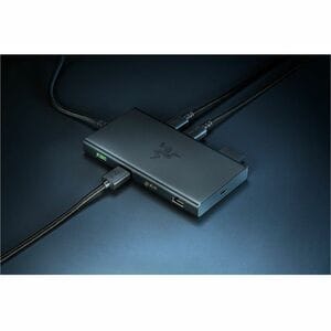 Station d'accueil Razer USB Type C pour Écouteurs, Haut-Parleur, Moniteur, Tablette, Notebook, Ordinateur de bureau, Lecte