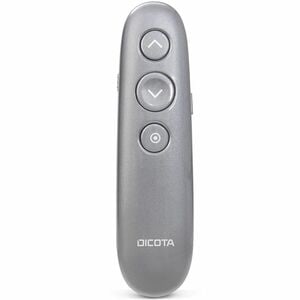 Dicota Presentation Pointer - Radio Frequency - USB - Grey - Wireless - 2.40 GHz - Rechargeable