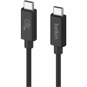 Belkin Connect 2 m USB4 A-/V-/Strom-/Datenübertragungskabel - Cable for USB Gerät, Monitor - 20 Gbit/s - Unterstützt bis z