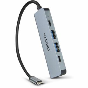 Dicota USB-Typ C Docking Station für Smartphone, Projektor, Tablet, Desktop-PC, Monitor, E-Book-Reader, TV, Digital-Player
