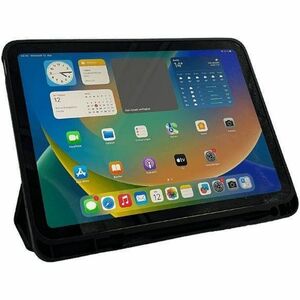 DEQSTER Slim Case Tasche für 27,7 cm (10,9 Zoll) Apple iPad (10. Generation) Tablet - Schwarz - MicroFiber, Polyurethan, T