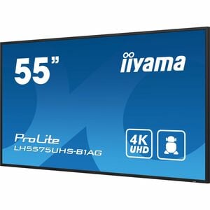 iiyama ProLite LH5575UHS-B1AG 1386,84 mm 4K UHD LCD Digital-Signage-Display - 24 Stunden/7 Tage Betrieb - IPS-Technologie 