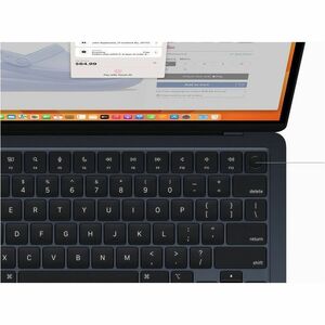 Apple MacBook Air MXCV3KS/A 34.5 cm (13.6") Notebook - Apple M3 - 16 GB - 512 GB SSD - Midnight - Apple M3 Chip - 2560 x 1