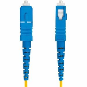 StarTech.com Câble Fibre Optique de 10m Simplex Monomode LC à SC (UPC) OS2, 9/125µm, 40G/100G, Cordon Fibre Optique, Cordo