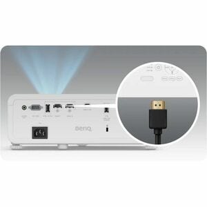 BenQ LW650 DLP Projector - 16:10 - High Dynamic Range (HDR) - 1280 x 800 - Front - 2160p - 20000 Hour Normal Mode - 20000 