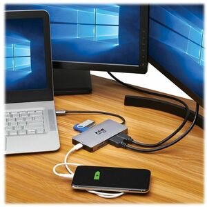 Station d'accueil Tripp Lite series U442-DOCK8G-GG USB Type C pour Moniteur, TV, Notebook, Smartphone, Ordinateur de burea