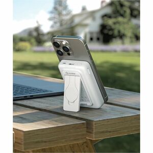 Alogic Power Bank - White - For iPhone 8 - 1 x Type-C 15W, 1 x Type-A 15W - 10000 mAh - 3 A - 5 V DC, 9 V DC, 12 V DC Outp