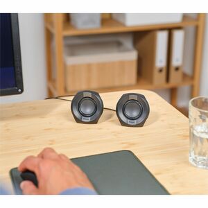 Trust Polo 2.0 Speaker System - 4 W RMS - Black - 150 Hz to 20 Hz - USB - 2