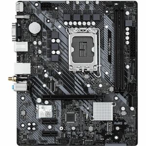 Placa Base de computador de escritorio ASRock H610M/ac - Intel H610 Conjunto de Circuitos Integrados - Socket LGA-1700 - M